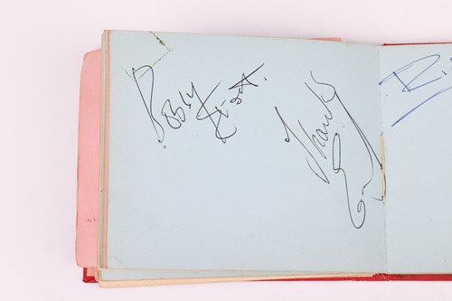 Lot 206 - The Beatles: a 1960s autograph book containing...