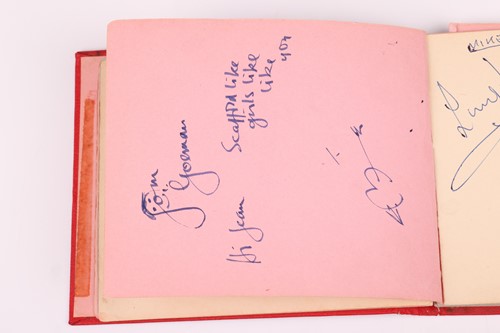 Lot 206 - The Beatles: a 1960s autograph book containing...