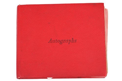 Lot 85 - A 1960s autograph book containing many...