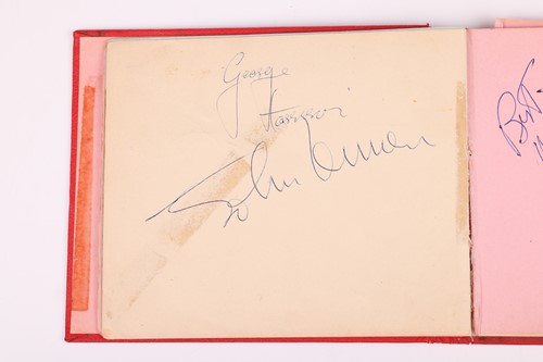 Lot 206 - The Beatles: a 1960s autograph book containing...