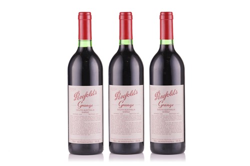 Lot 300 - Three Bottles of Penfolds Grange Shiraz, 1996,...