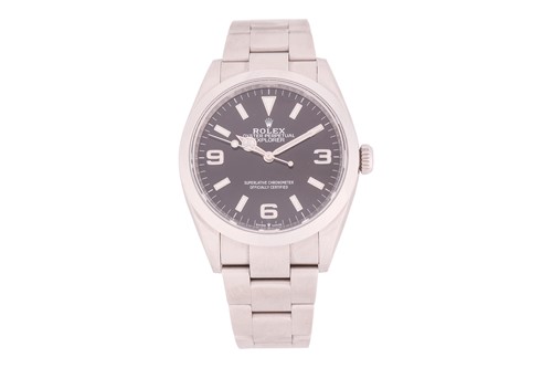 Lot A 2022 Rolex Explorer 36mm steel watch Ref:...