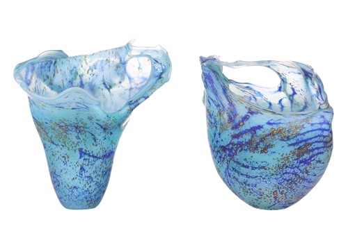Lot 88 - A contemporary art glass sculptural vase,...