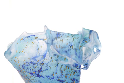 Lot 88 - A contemporary art glass sculptural vase,...