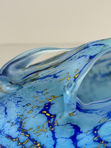 Lot 88 - A contemporary art glass sculptural vase,...
