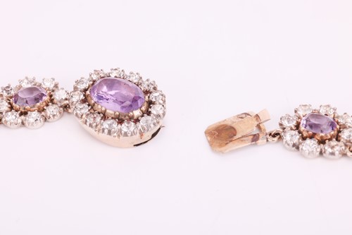 Lot 99 - An early to mid 19th-century amethyst and rock...