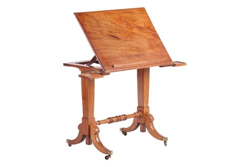 Lot 229 - A George IV mahogany Architect's Table, the...