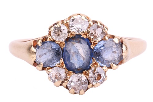 Lot An early 20th-century sapphire and diamond...