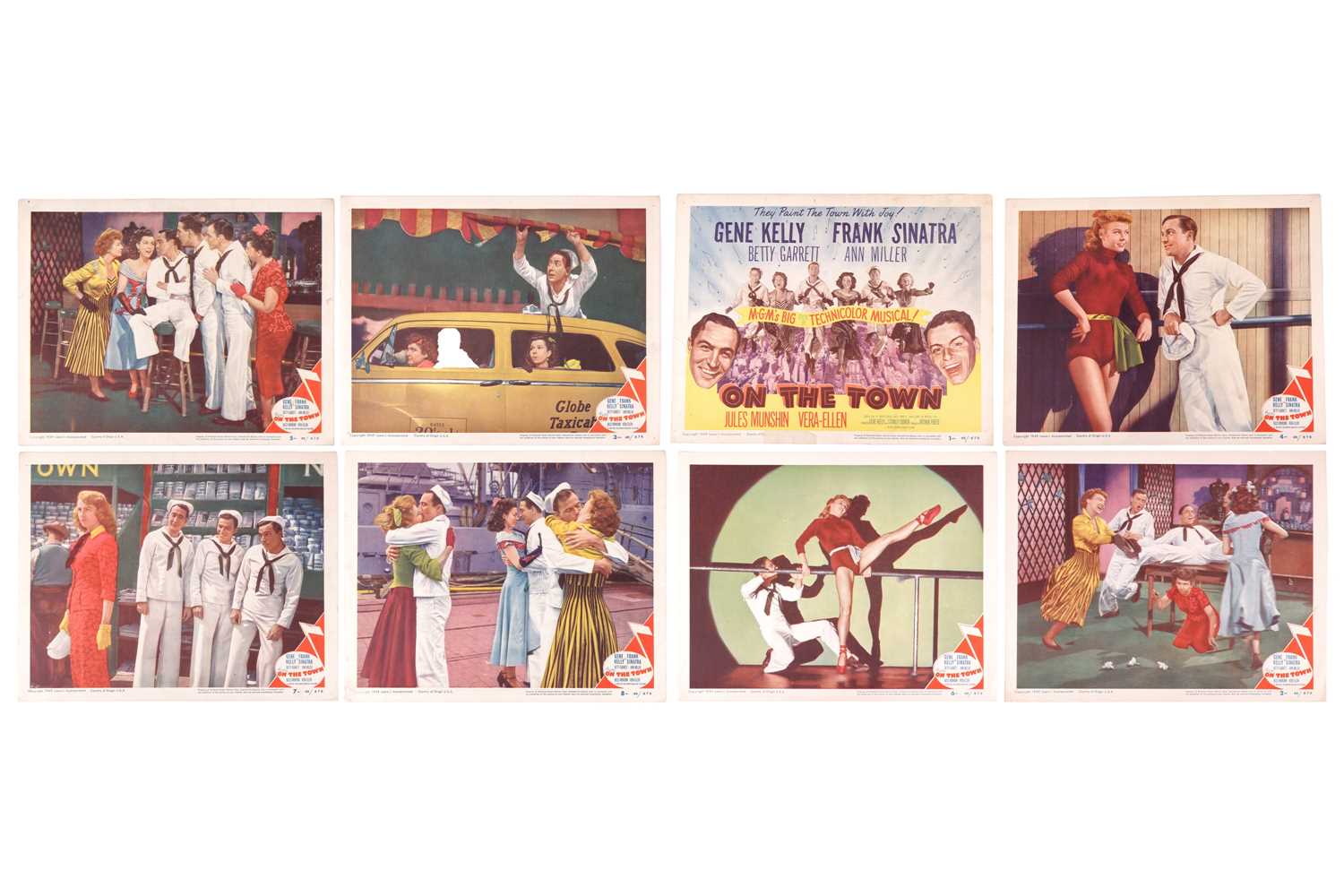 Lot 12 - Gene Kelly: an original 'On the Town' lobby...