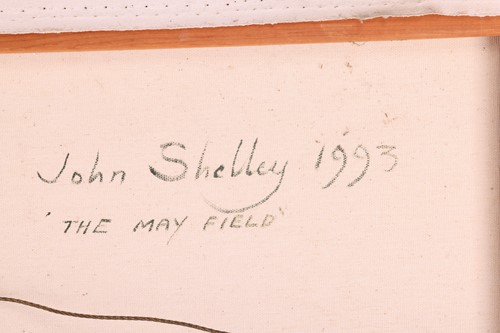 Lot 26 - John Shelley (1938 - 2020), 'The May Field',...