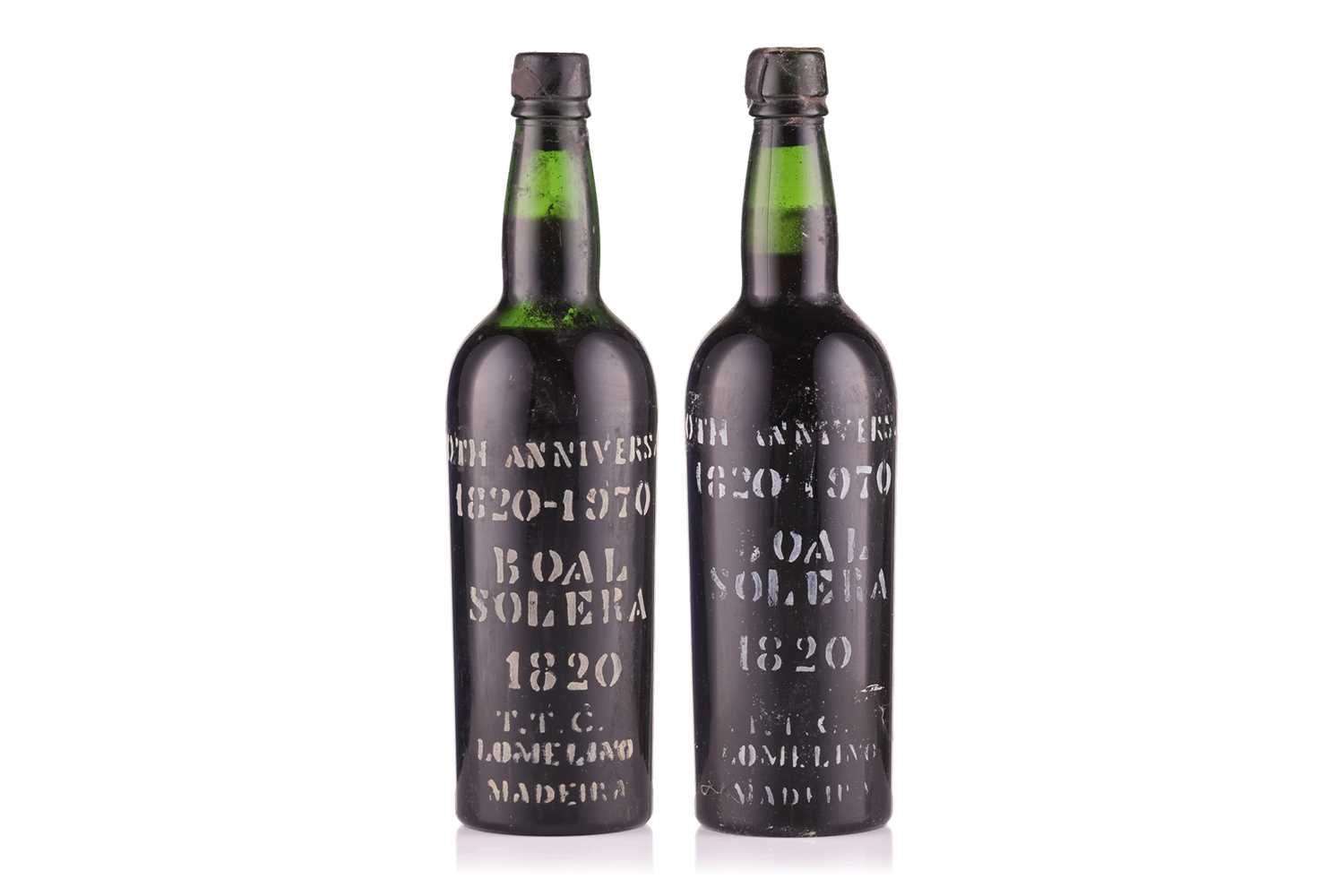 Lot 224 - Two Bottles of 1820 Boal Solera Tarquino Da...