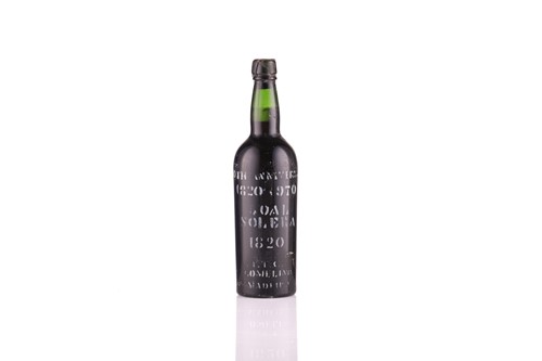 Lot 224 - Two Bottles of 1820 Boal Solera Tarquino Da...