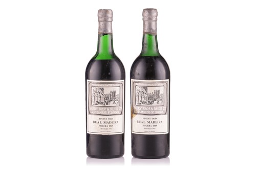 Lot Two Bottles of BBR Finest Old Bual Madeira...