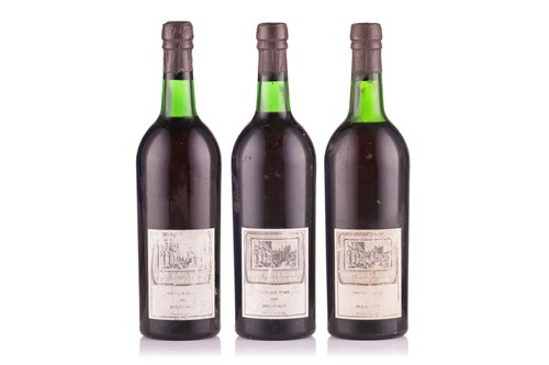 Lot 308 - Three Bottles of BBR Delaforce Vintage Port, 1963