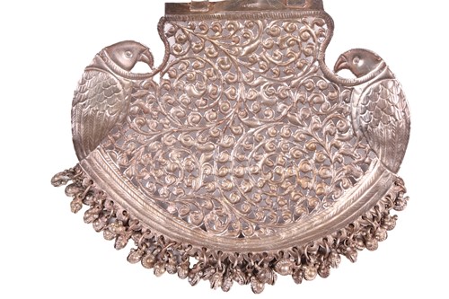 Lot 93 - A late 19th century Indo Persian silver...