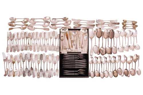 Lot 73 - A quantity of silver and silver plate;...