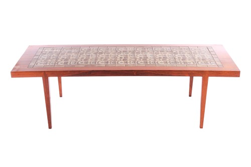 Lot 211 - A 1960s rosewood Severin Hansen coffee table,...