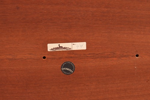 Lot 211 - A 1960s rosewood Severin Hansen coffee table,...