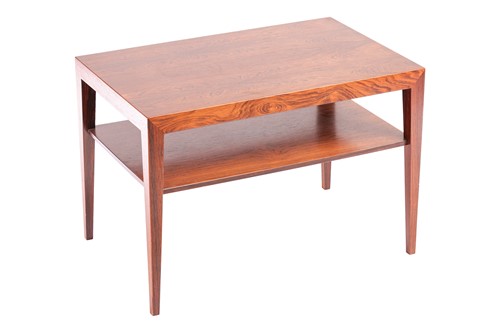 Lot 199 - A 1970s Severin Hansen rosewood coffee table,...