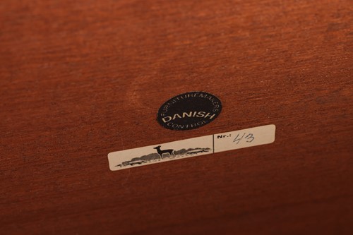 Lot 199 - A 1970s Severin Hansen rosewood coffee table,...