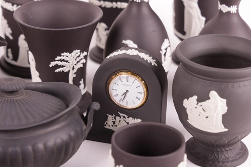 Lot 154 - A large collection of Wedgwood black and white...