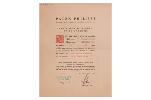 Lot 198 - A Patek Philippe Calatrava double signed...