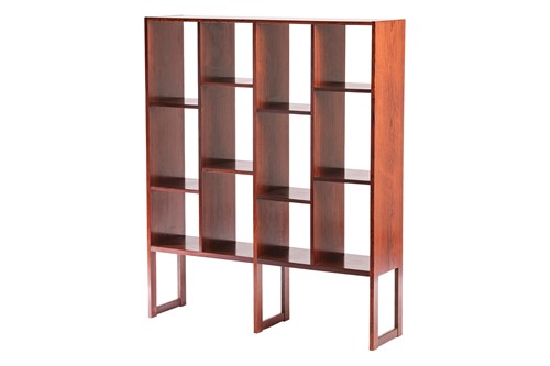 Lot 200 - A 1970s Svend Langkilde rosewood bookstand, of...