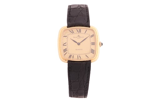 Lot A Baume & Mercier 18ct gold quartz dress watch...