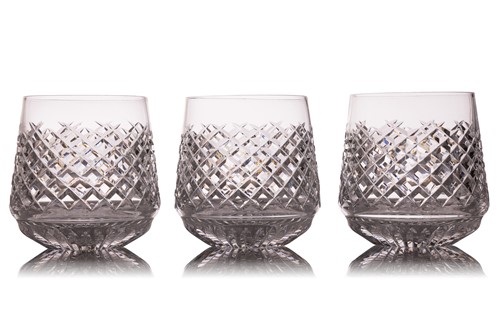 Lot 110 - Waterford, a set of six 'Alana' roly poly...