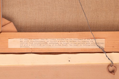 Lot 5 - Piet J. Van Boxel (Dutch, 1912 - 2001), Still...