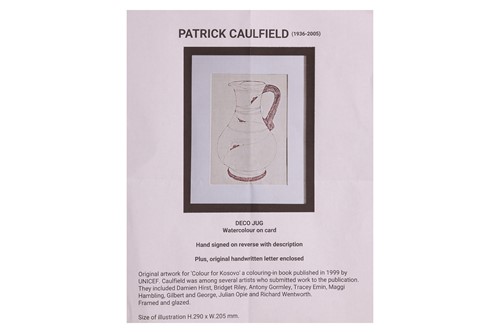 Lot 34 - Patrick Caulfield (1936 - 2005), 'Deco Jug'...