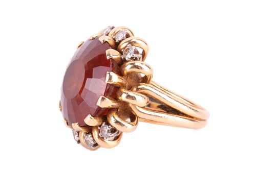 Lot 103 - Carl Bucherer - a citrine and diamond dress...