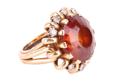 Lot 103 - Carl Bucherer - a citrine and diamond dress...