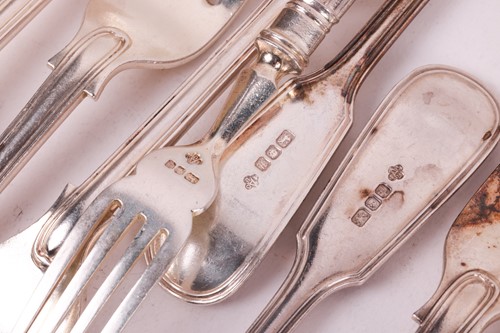 Lot 248 - Asprey silver service for twelve place...