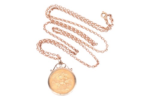 Lot 1 - An 1891 Victorian full sovereign unsoldered in...