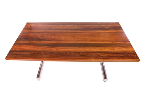 Lot 128 - A 1970s Pieff Eleganza rosewood dining table...