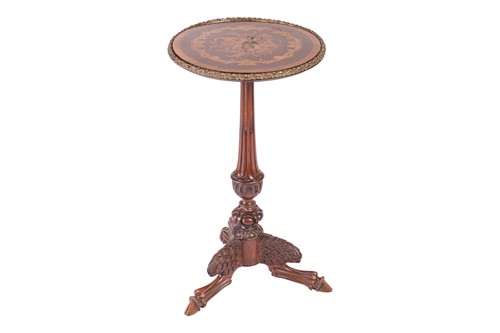 Lot 115A - A Napoleon III marquetry inlaid mahogany...