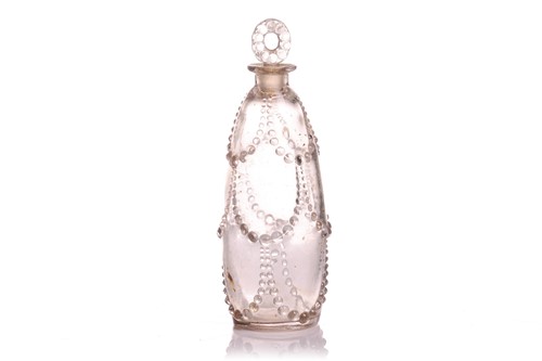 Lot 162A - A René Lalique 'Palerme' clear glass scent...