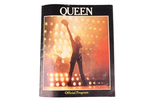 Lot 72 - Queen: a band-signed programme, from their...