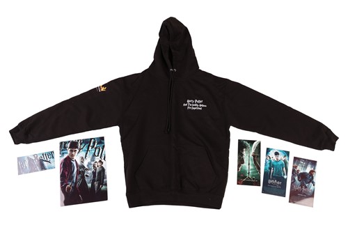 Lot 44 - Harry Potter: a crew-issued hoodie for 'Harry...