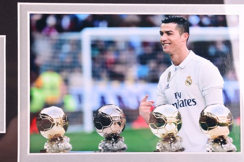 Lot 109 - Cristiano Ronaldo: a hand-signed Real Madrid...