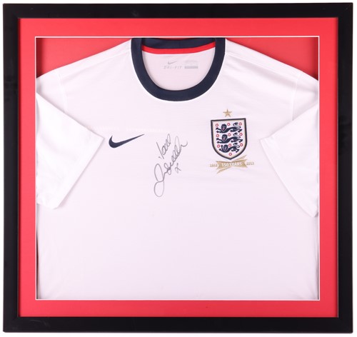 Lot 108 - David Beckham: two hand-signed Nike England...