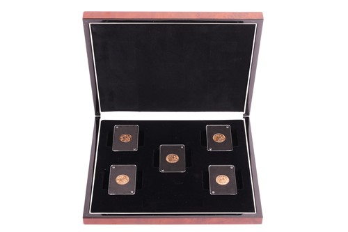 Lot 70 - A cased set of five George V 'WWI War Years'...