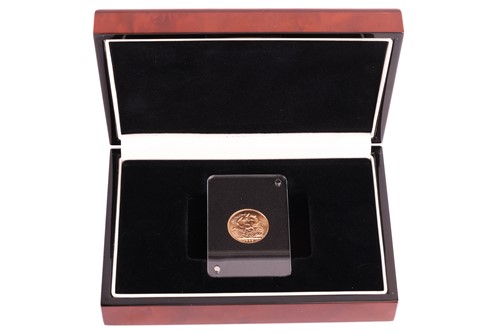 Lot 72 - A George V sovereign, 1925, issued by the...