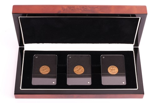 Lot 76 - 'The Golden Age of Gold'; a three half...