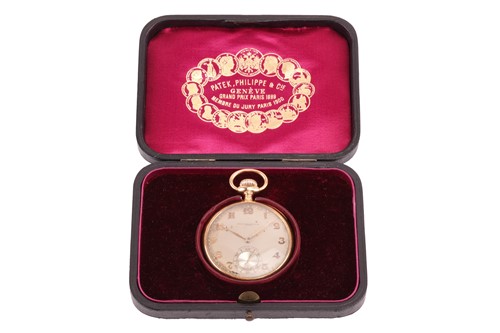 Lot 255 - An 18ct gold Patek Philippe & Cie Genève...