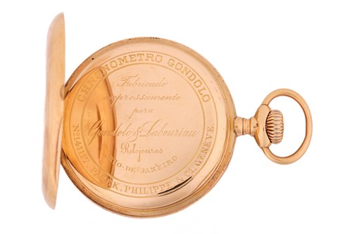 Lot 255 - An 18ct gold Patek Philippe & Cie Genève...