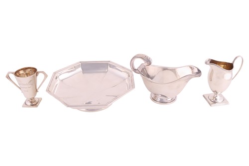 Lot 61 - A small collection of silver items to include...
