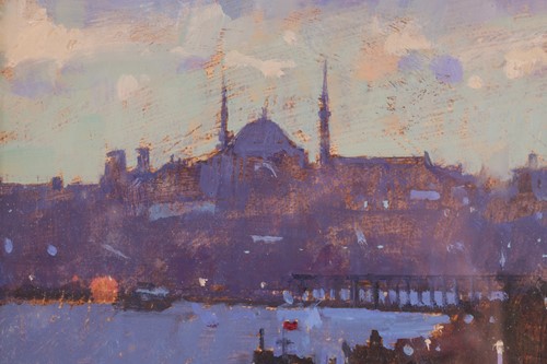 Lot 7 - David Sawyer (b.1961), 'Across the Bosphorus,...