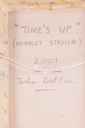 Lot 100 - John Duffin (b. 1965), Times Up (Wembley...